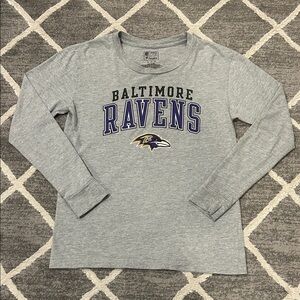 NFL Baltimore Ravens Kids Gray Long Sleeve Shirt